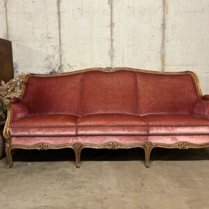 Bank oud roze Louis XV