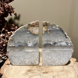 Set agaat boekensteunen