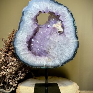 Amethist portal met calciet