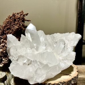 Grote bergkristal cluster