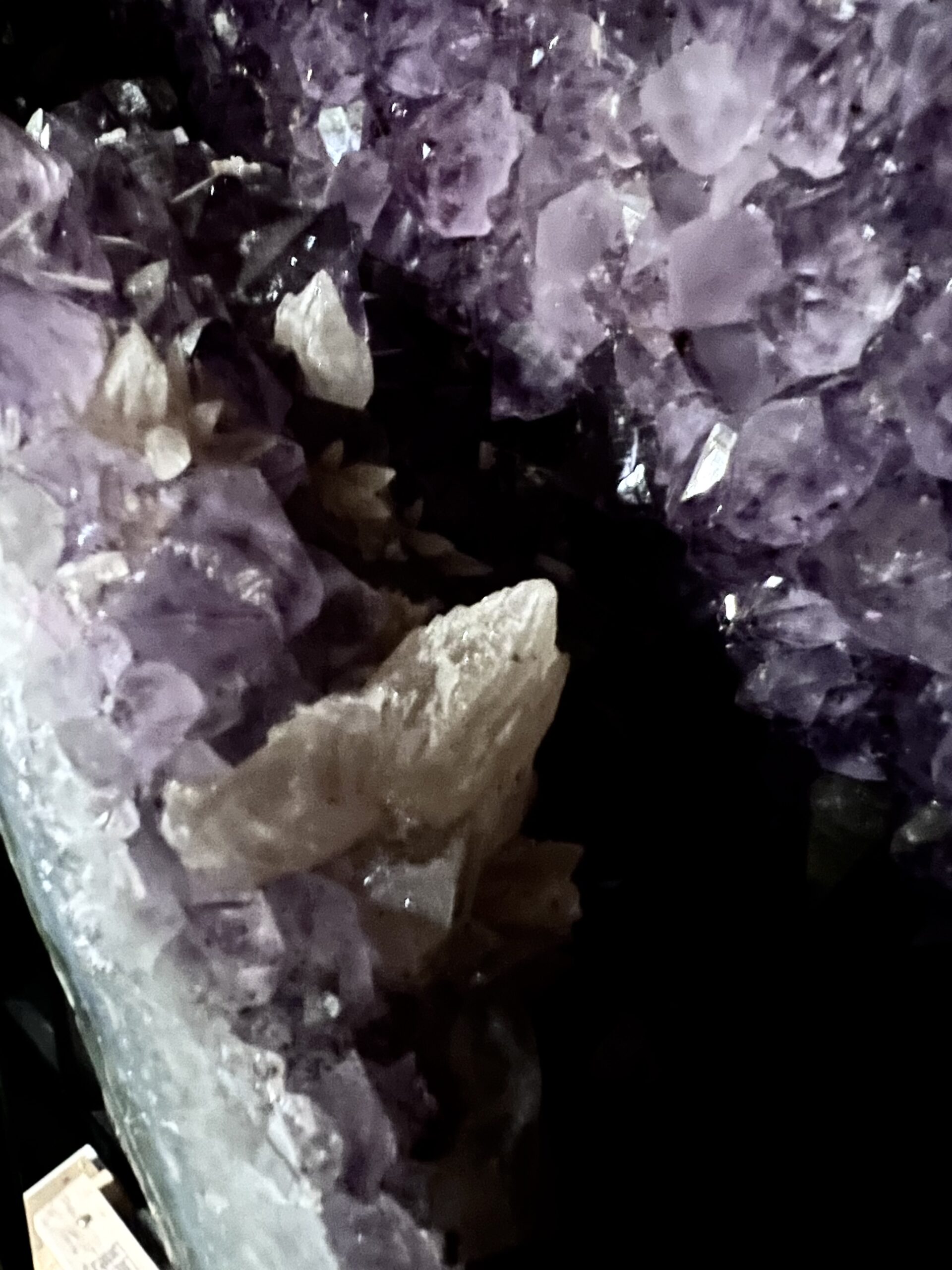 XXL amethist vleugel op standaard - Afbeelding 3