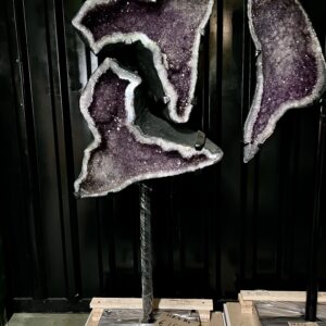 XXL Amethist vleugel op standaard