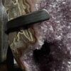 Amethist druzy op zwarte standaard - Thumbnail Image 6