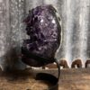 Amethist op zwarte standaard Uruguay - Thumbnail Image 4