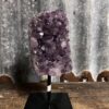 Amethist op zwarte stalen voet - Thumbnail Image 1
