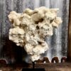 Calciet druzy op stalen voet - Thumbnail Image 1